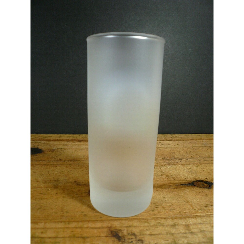 Vintage Neuschwanstein Castle Germany Frosted Glass 8 oz. - Picture 2 of 2